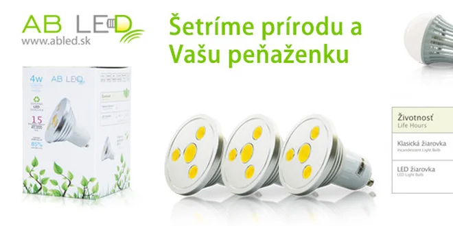 AB LED žiarovky pre váš domov podľa výberu