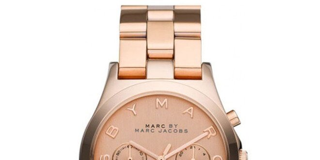Dámske zlaté hodinky z nerezovej ocele Marc Jacobs