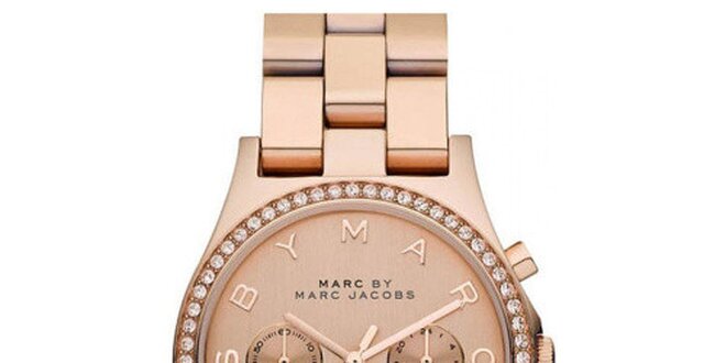 Dámske hodinky so zirkónmi Marc Jacobs
