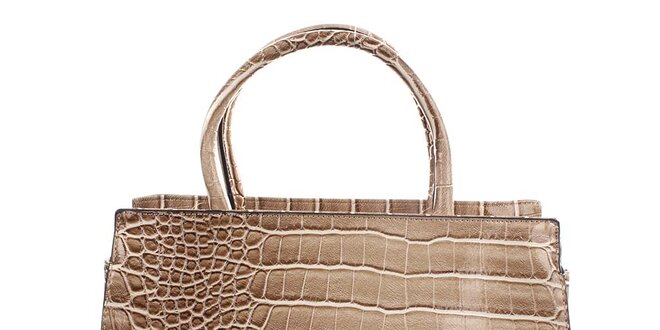 Dámska kabelka so vzorom krokodílej kože London Fashion