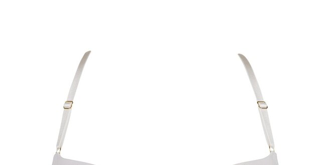 Dámska biela podprsenka s prekrížením na chrbte Sapph