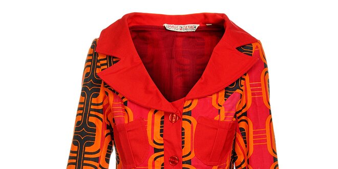 Dámsky oranžový kabát od Savage Culture