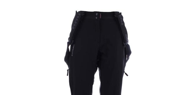 Dámske čierne softshellové lyžiarske nohavice Envy