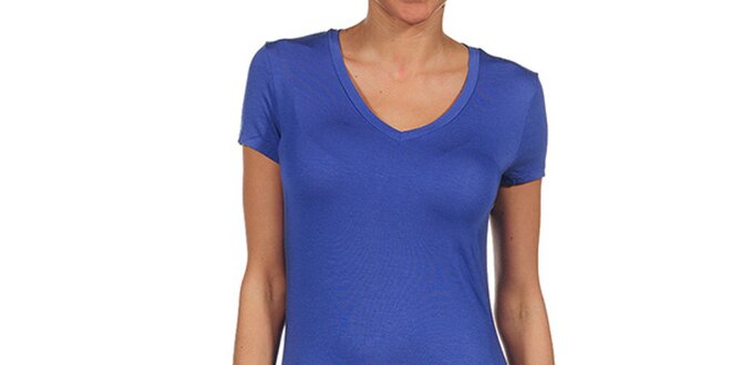 Dámske modré splývavé tričko Guess by Marciano