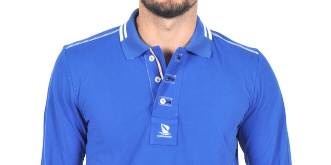 Pánske modré polo tričko Giorgio Di Mare