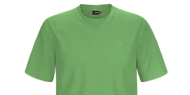 Pánske svetlo zelené funkčné tričko s krátkym rukávom Maier