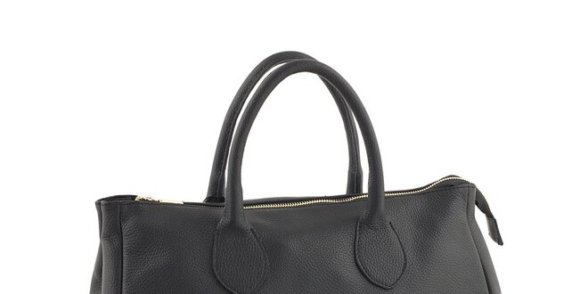 Dámska čierna taška so zipsom Valentina Italy