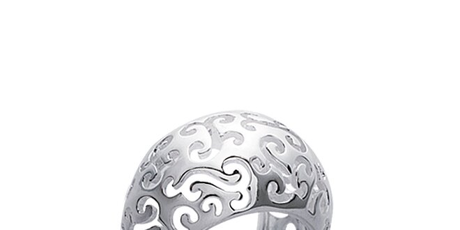 Strieborný dámsky prsteň La Mimossa so vzorom