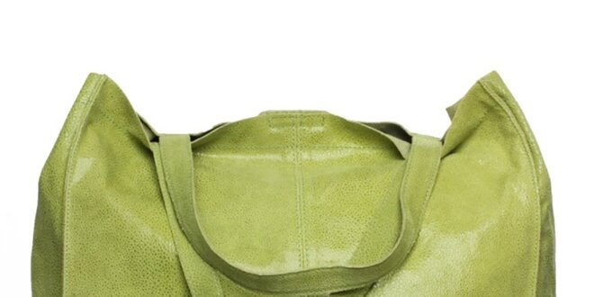 Dámska zelená bodkovaná kabelka Guess