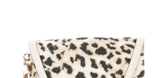 Dámska leopardia listová kabelka Guess