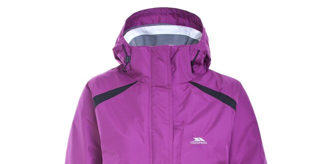 Dámska fialová nepremokavá zimná bunda Trespass