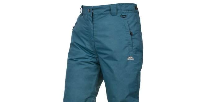 Dámske zeleno-modré lyžiarske nohavice Trespass