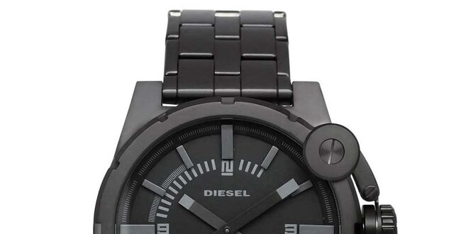 Pánske čierne hodinky Diesel