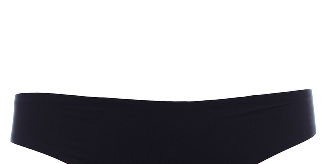 Dámske čierne nohavičky s dekoratívnym perforovaním DKNY