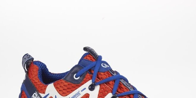 Pánske oranžovo-modré topánky Kimberfeel