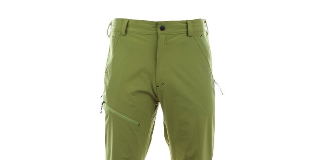 Pánske svetlo zelené funkčné nohavice Trimm