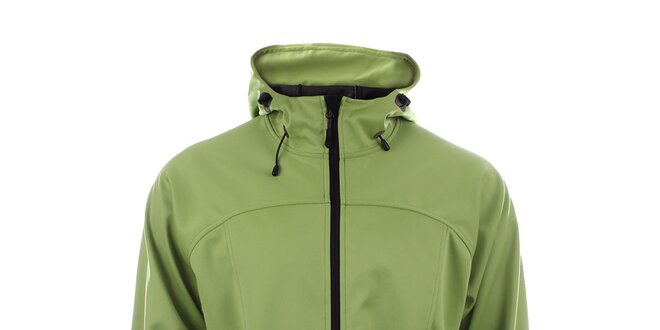 Pánska svetlo zelená softshellová bunda Trimm