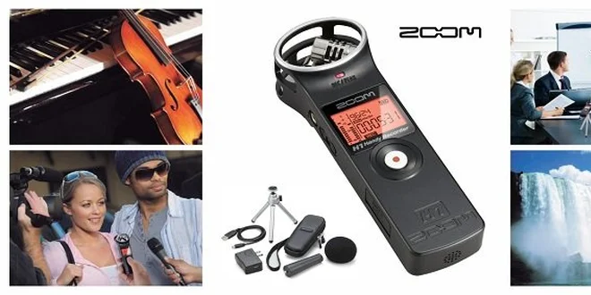 96,75 eur za profesionálny audio rekordér ZOOM H-1 s doplnkovou súpravou so zľavou 25%!
