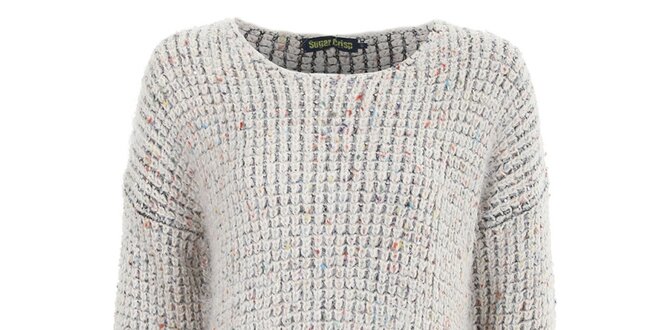 Dámsky sveter s farebnými prvkami Sugar Crisp