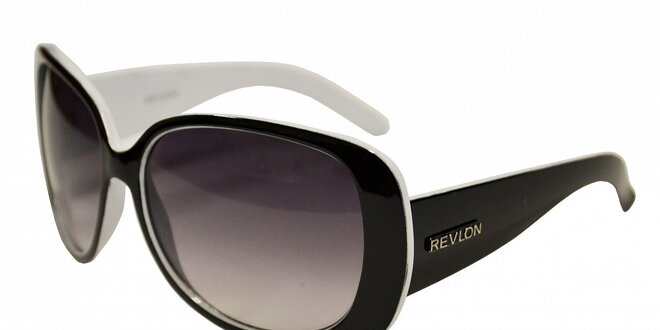 Dámske čierno-biele slnečné okuliare Revlon