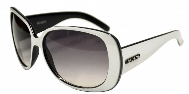 Dámske bielo-čierne slnečné okuliare Revlon