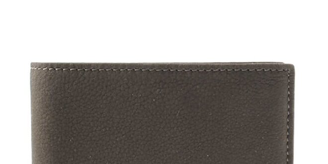 Pánska tmavo hnedá kožená peňaženka Timberland