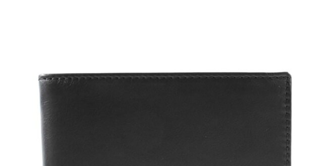 Pánska hladká peňaženka v čiernej farbe Timberland