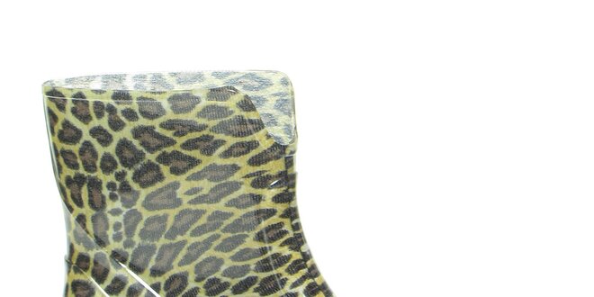 Dámske nízke leopardie gumáky Favolla