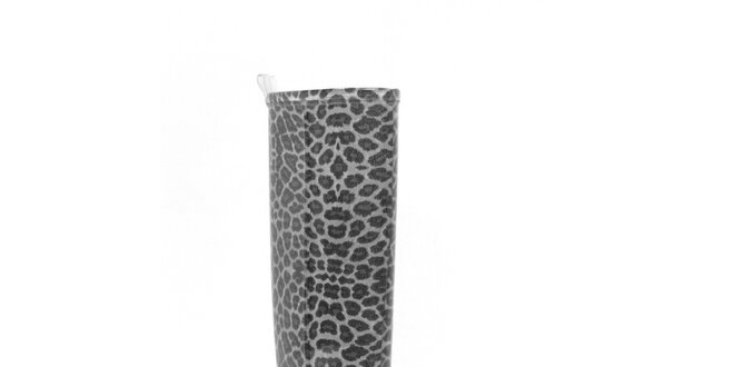 Dámske gumáky s čiernym leopardím vzorom Favolla