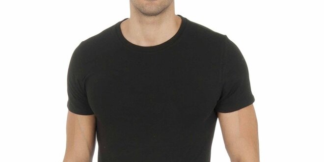 Pánske čierne tričko Ralph Lauren