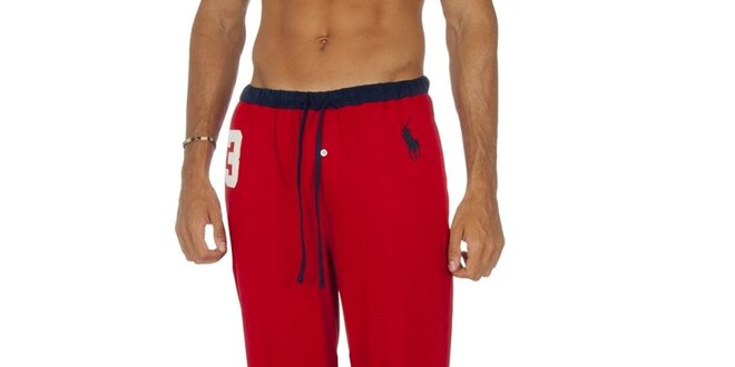 Pánske červené pyžamové nohavice Ralph Lauren
