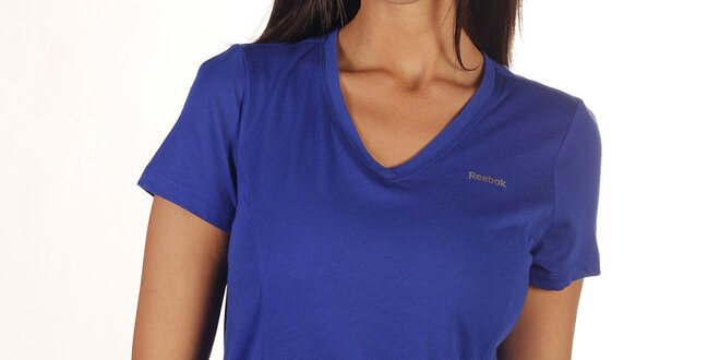 Dámske modré kombinované tričko Reebok