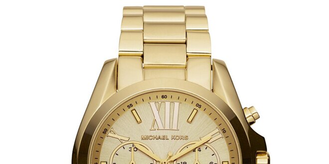 Dámske zlaté hodinky z nerezovej ocele Michael Kors