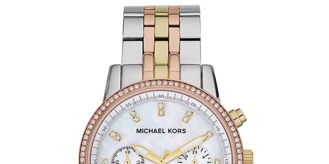 Dámske viacfarebné oceľové hodinky Michael Kors