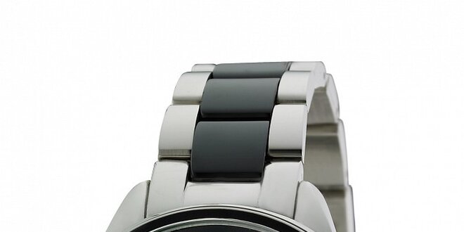 Dámske oceľové hodinky Sector s čiernym ciferíkom