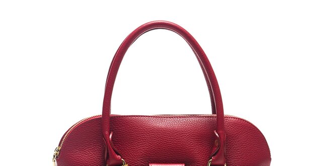 Dámska červená kabelka s retiazkou Carla Ferreri