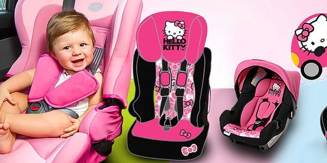 Nemecké autosedačky s dizajnom Hello Kitty