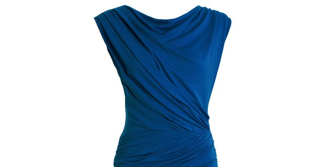 Dámske kobaltovo modré šaty s vodou CeMe London