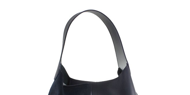 Dámska tmavo modrá kabelka so semišovými prvkami Florence Bags