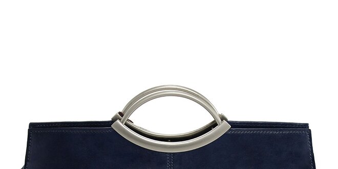 Dámska tmavo modrá obdĺžniková kabelka Florence Bags