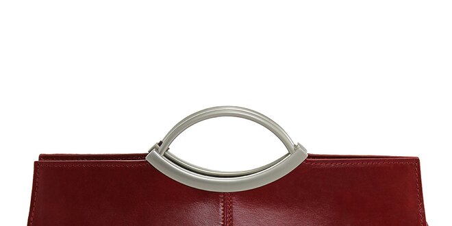 Dámska červená obdĺžniková kabelka Florence Bags