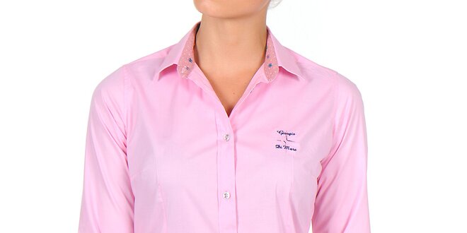 Dámska svetlo ružová košeľa Giorgio di Mare
