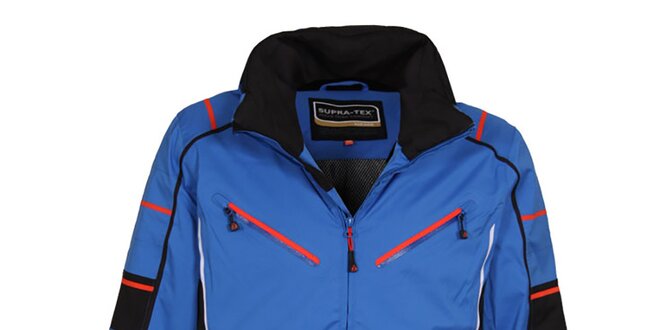 Pánska funkčná modrá bunda na lyže Bergson