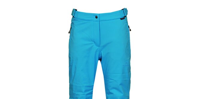Dámske modré lyžiarske nohavice s membránou Bergson