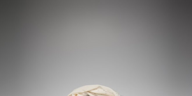 Dámsky krémový šál By Zoé s potlačou a kamienkami