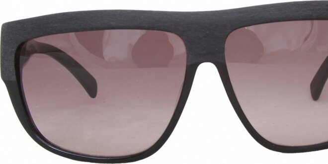 Dámske čierne retro okuliare s narúžovelými sklíčkami Jil Sander