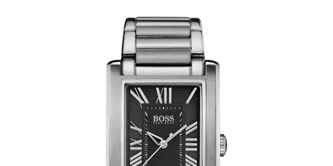 Pánske hodinky s obdĺžnikovým ciferníkom Hugo Boss