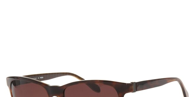 Pánske hnedé korytnačie slnečné okuliare Fendi