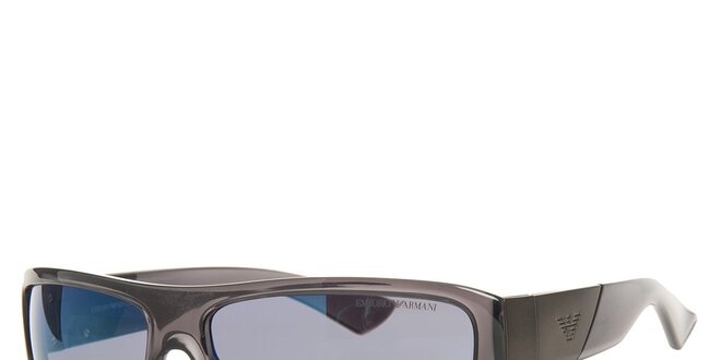 Pánske oceľovo šedé slnečné okuliare Emporio Armani