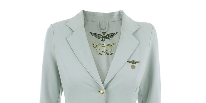 Dámske sako s farebnou výšivkou na chrbáte Aeronautica Militare